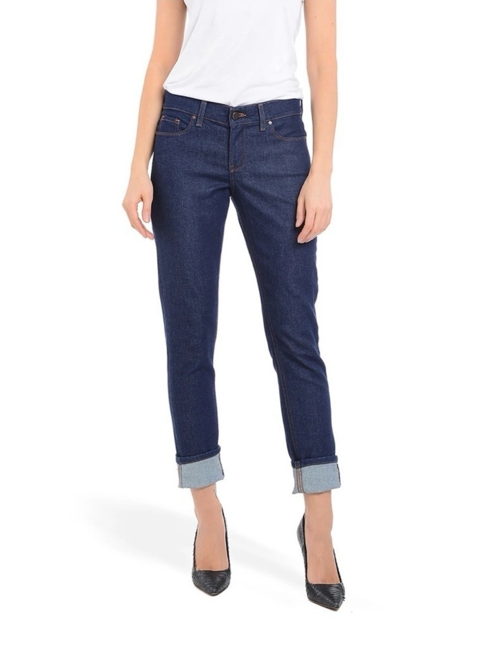 Mott & Bow Boyfriend Jeans Dark Wash Stretch Denim Women’s 29 W29 L30